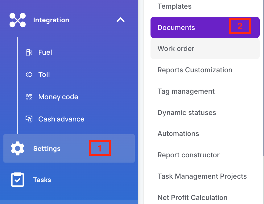 Managing Truck and Trailer Documents: Show/Hide and Enable Mobile ...
